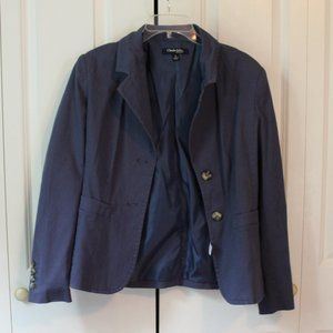 Chadwicks of Boston Navy Blue Blazer Womens Size 4